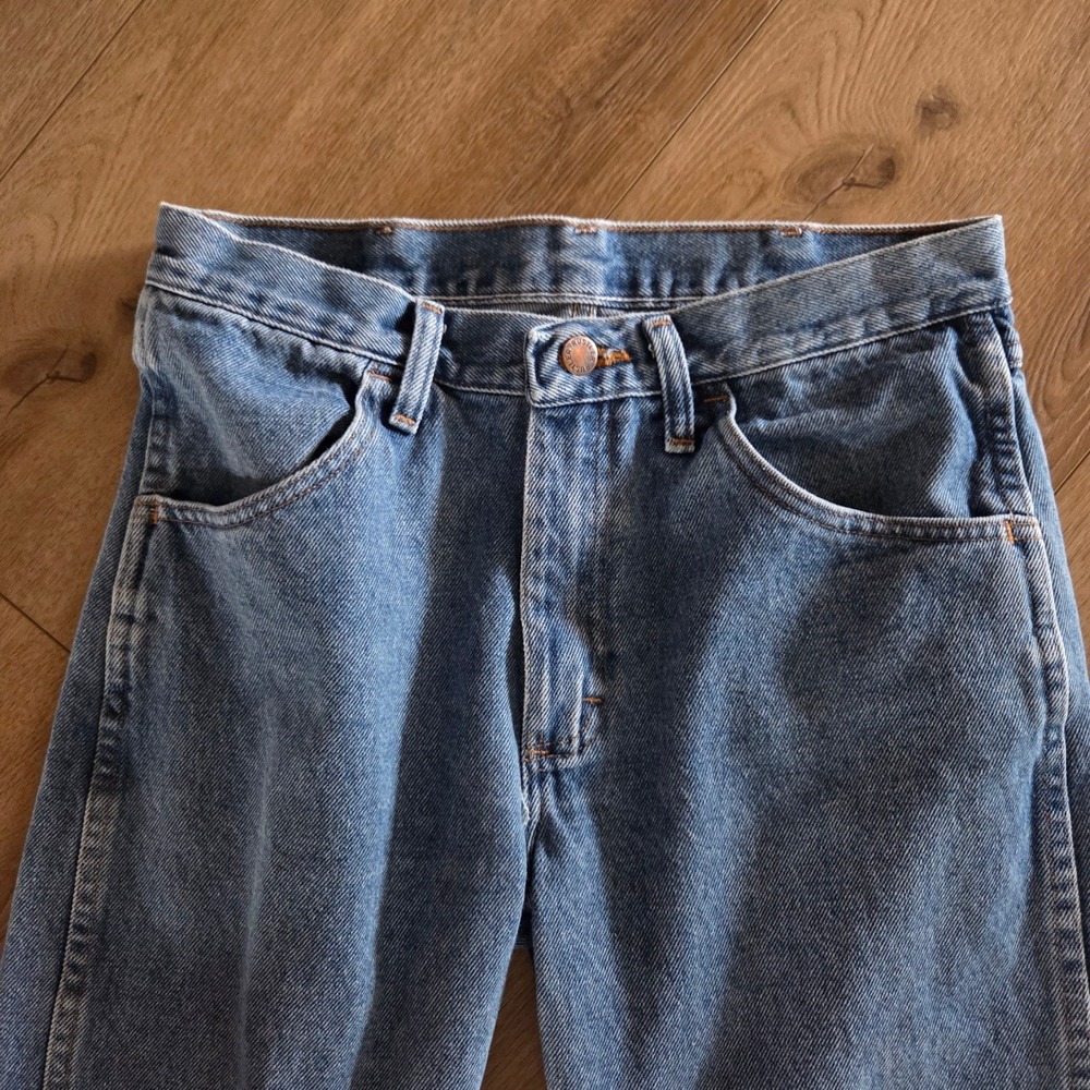 Rustl Regular Fit Straight Leg Blue Jeans 30x30 Medium Wash Cotton - Picture 3 of 7
